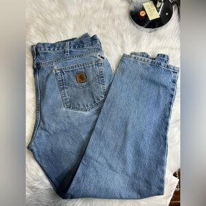 Carhartt Relaxed Fit Denim Jean Men’s Pants W38 L30